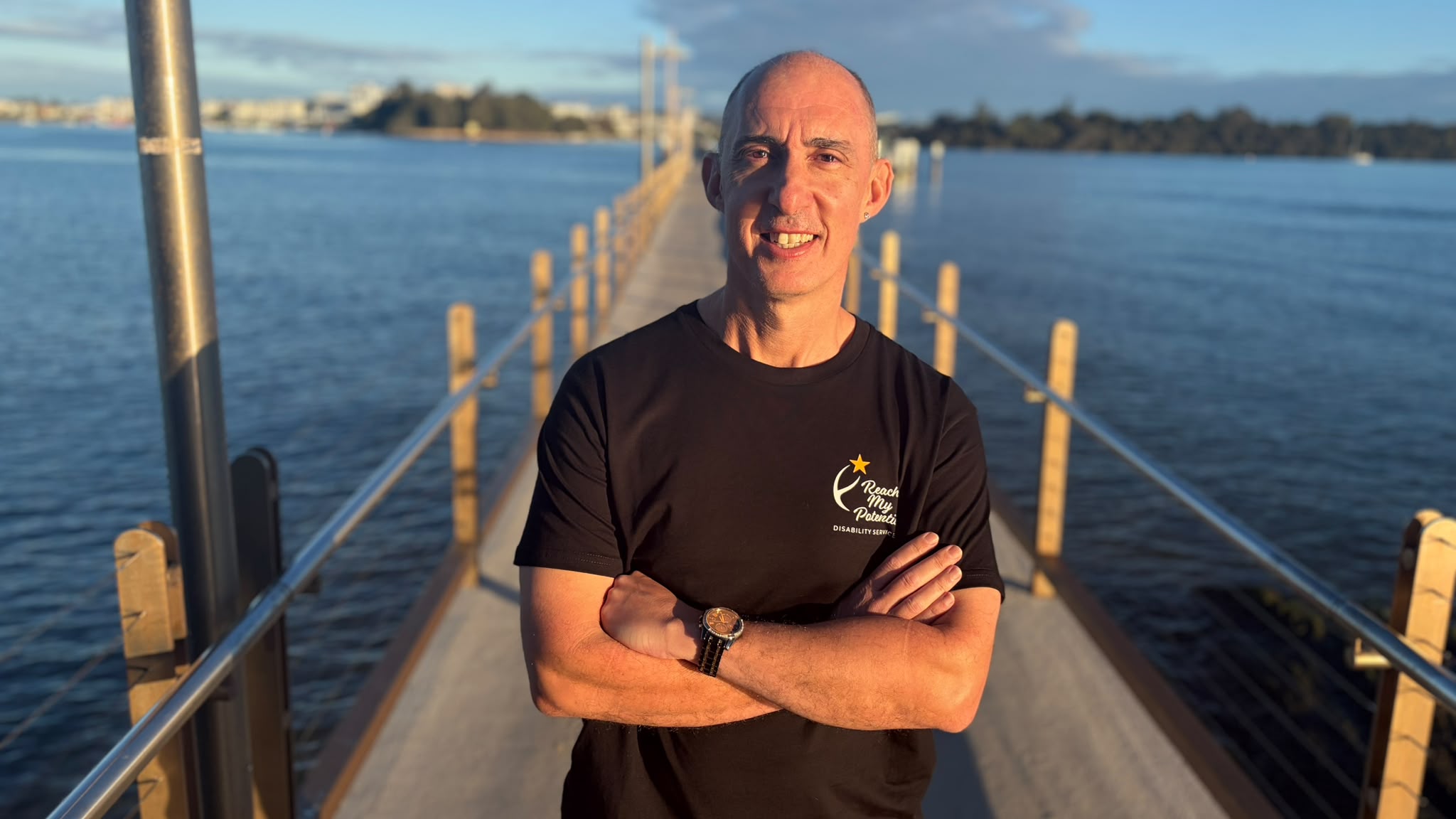Peter Calderone at the Gladesville waterfront